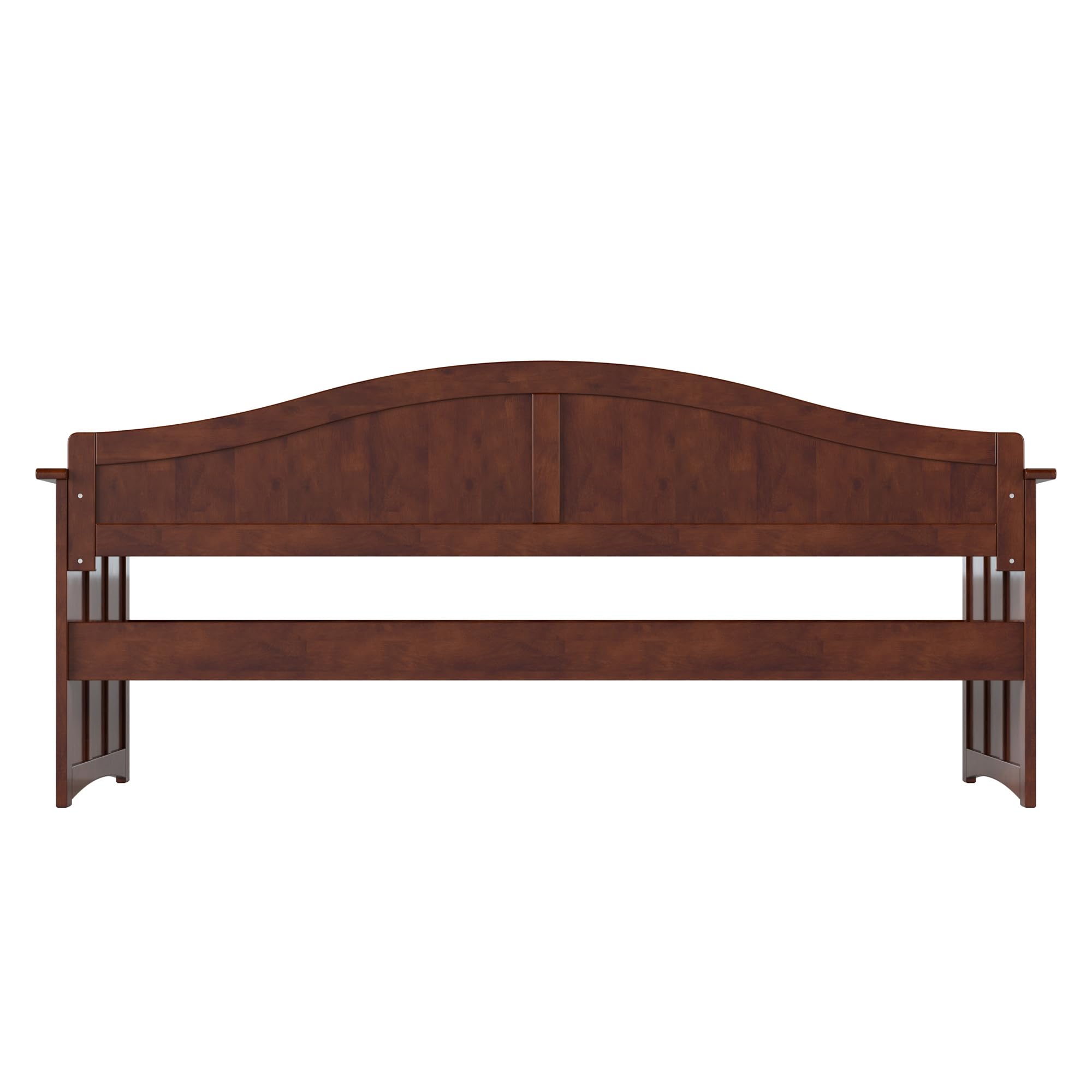 Nantucket Twin Daybed – Classic Walnut Wood Frame, Ideal for Living Room, Guest Room or Bedroom
