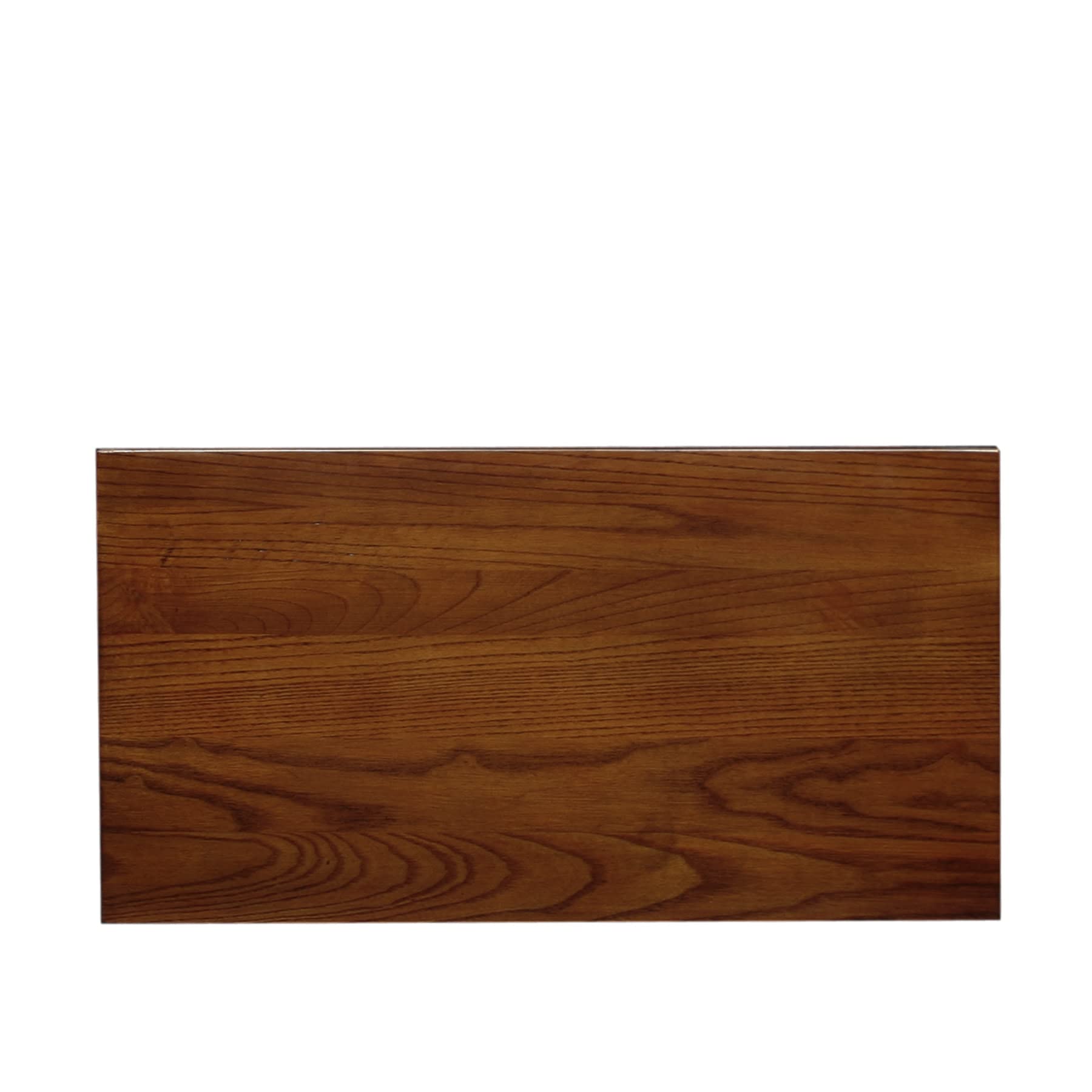 Medium Oak Mission End Table, Narrow Wood Side Table with Drawer and Shelf, Easy Assembly