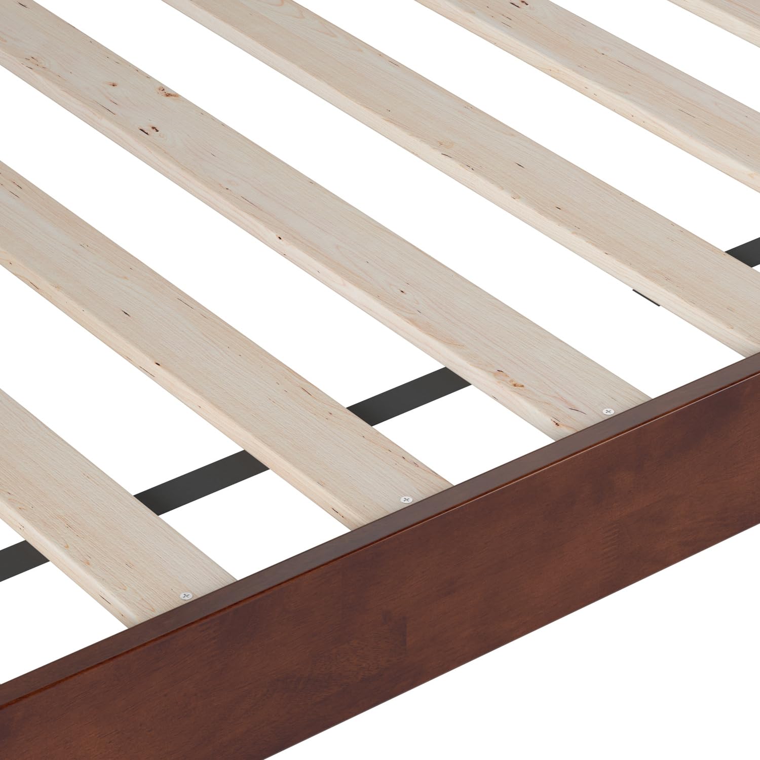 Nantucket Twin Daybed – Classic Walnut Wood Frame, Ideal for Living Room, Guest Room or Bedroom
