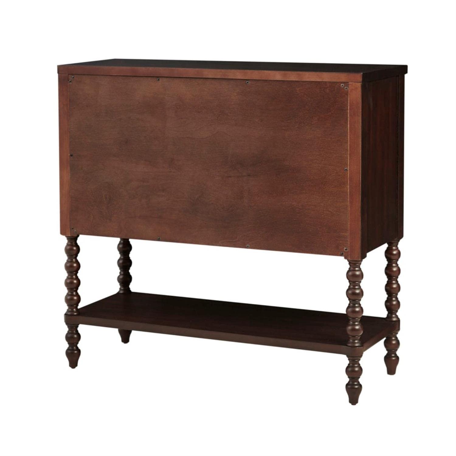 Beckett Accent Storage Cabinet, Natural 36" Chest with 2 Drawers & Open Shelf for Coastal Living Room