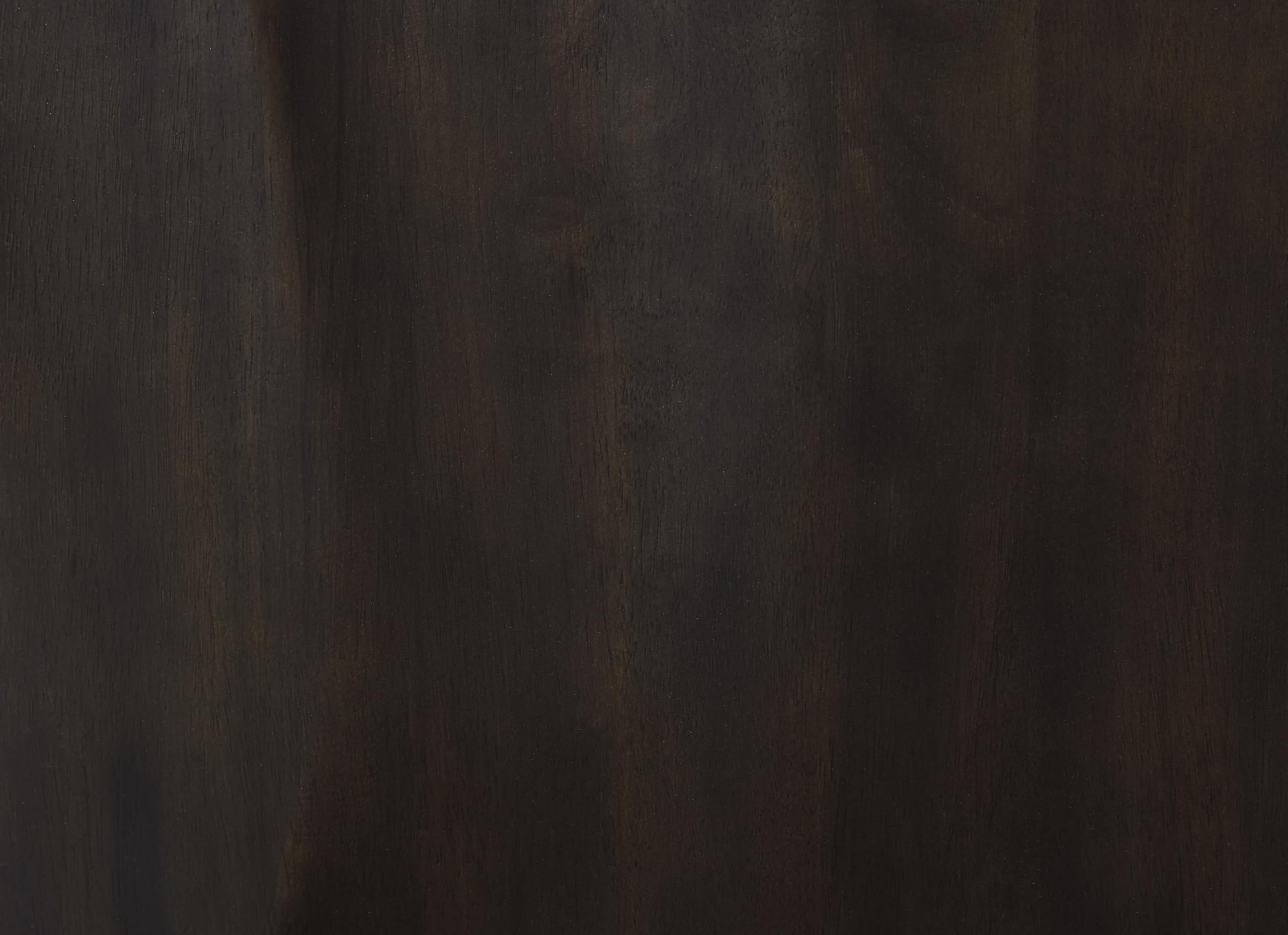 Set of 2 Casual Solid Wood Armless Dining Chairs, Contoured Seats, Modern Dark Brown Dining Room
