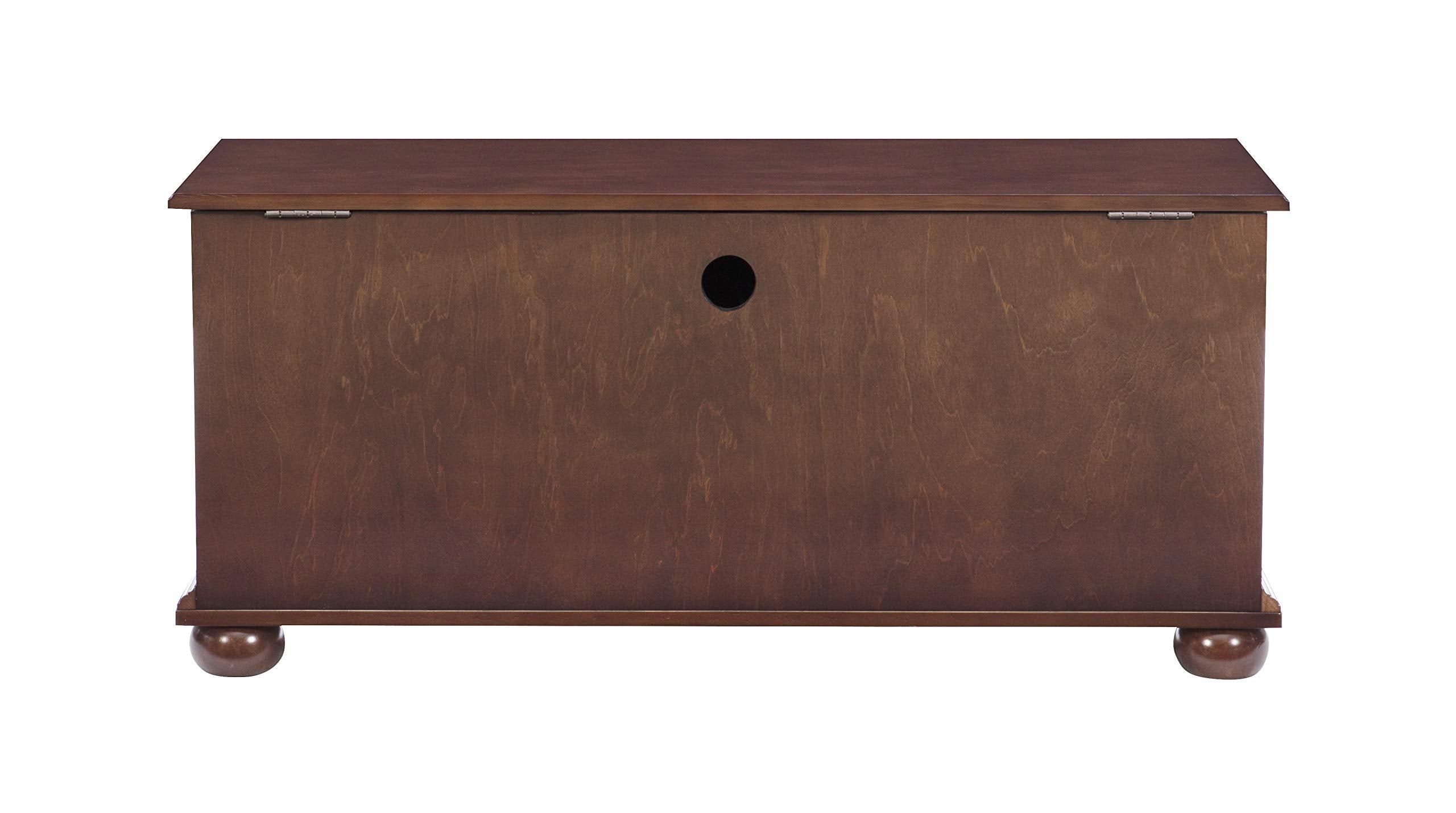 Chadwick Cedar Chest, Wooden Storage Trunk with Cherry Finish for Bedroom, Living Room, or Hallway