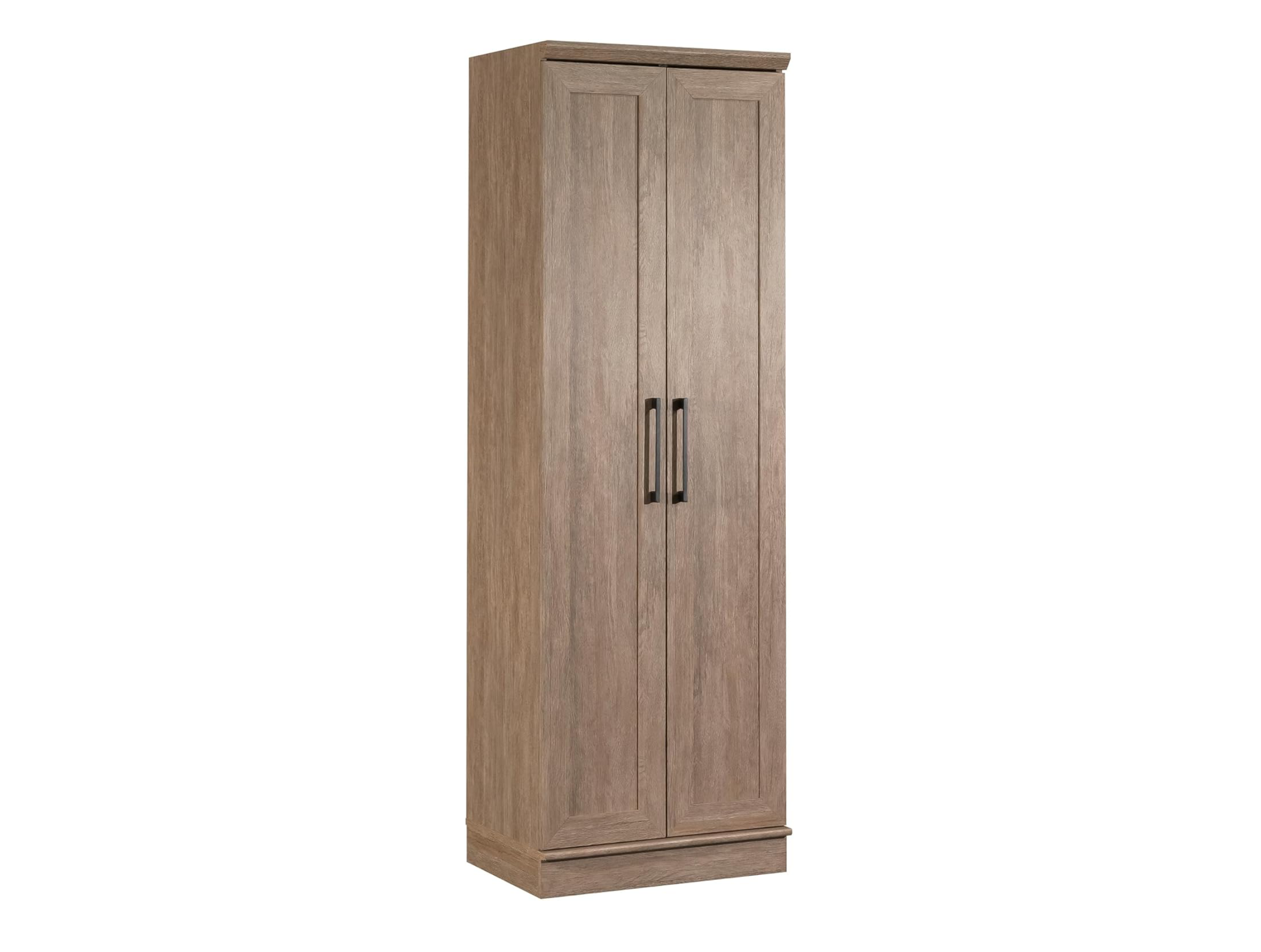 HomePlus Storage Cabinet – Freestanding Soft White Pantry Cabinet with Doors & Adjustable Shelves for Kitchen or Hall