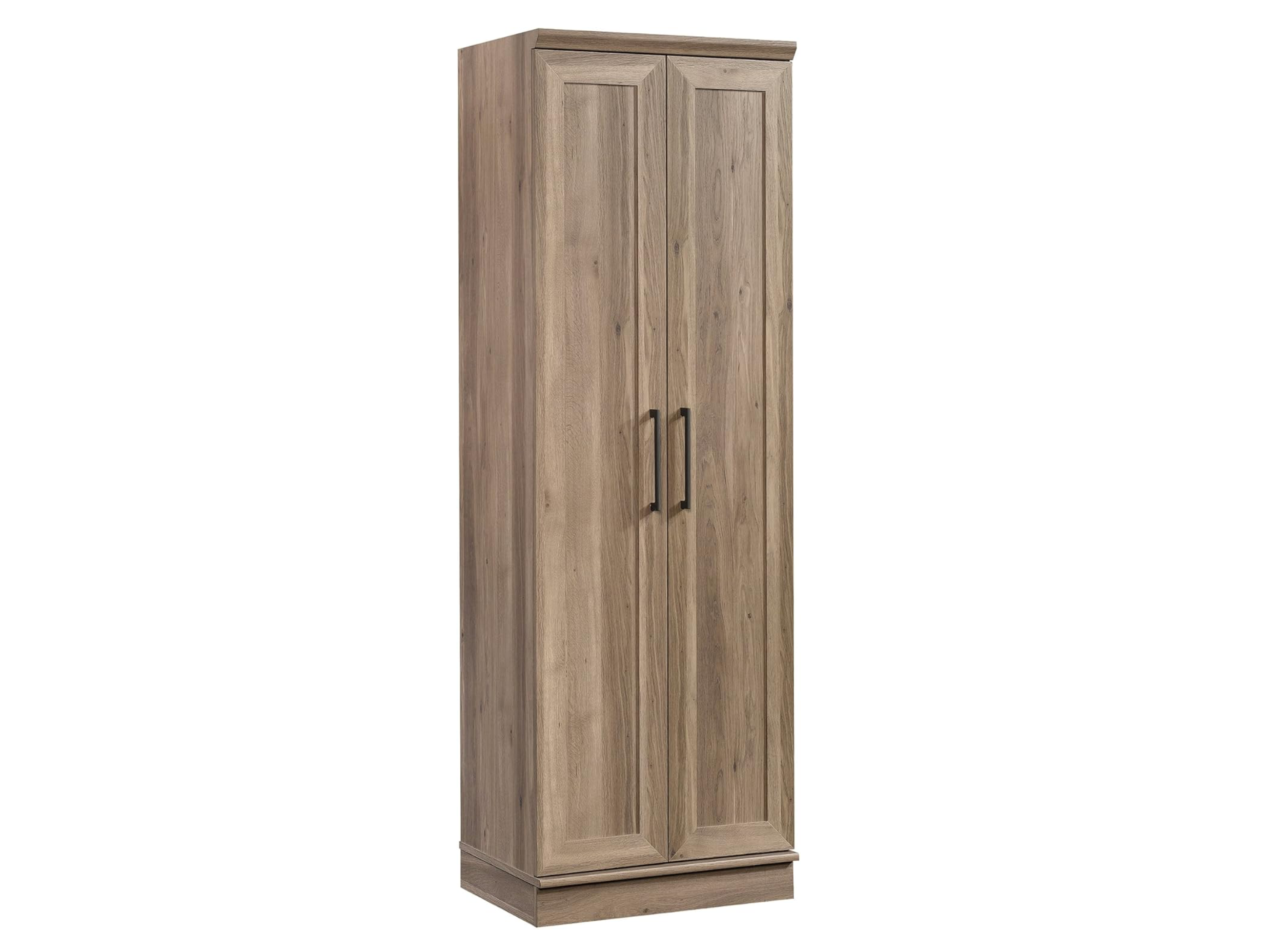 HomePlus Storage Cabinet – Freestanding Soft White Pantry Cabinet with Doors & Adjustable Shelves for Kitchen or Hall